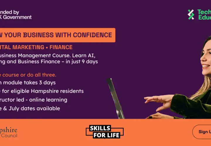 Learn AI, Digital Marketing, and Business Finance online. This short course is ideal for growing your business.