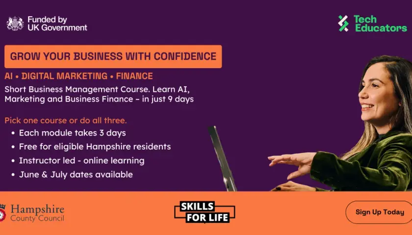 Learn AI, Digital Marketing, and Business Finance online. This short course is ideal for growing your business.