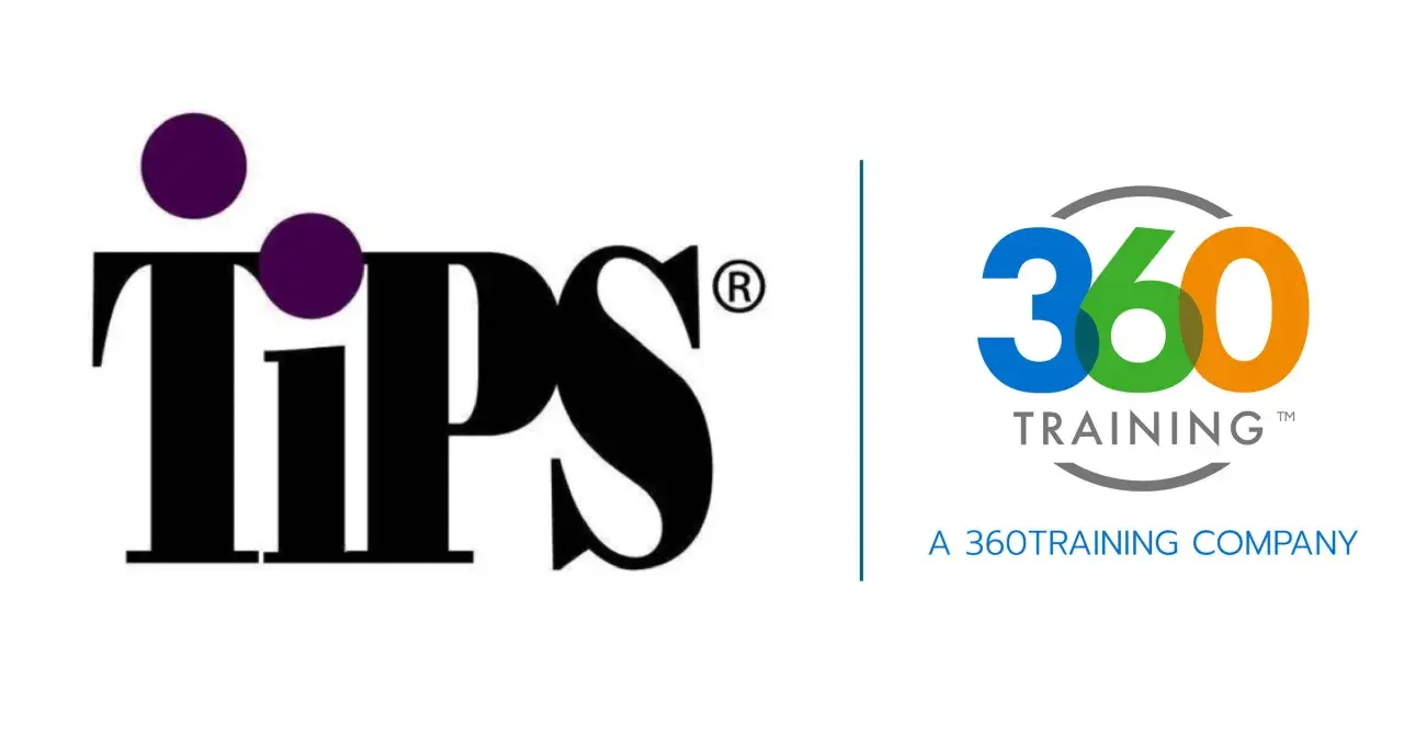Logo for TIPS and 360 TRAINING, a 360TRAINING company. This signifies a completed 360 training certificate.